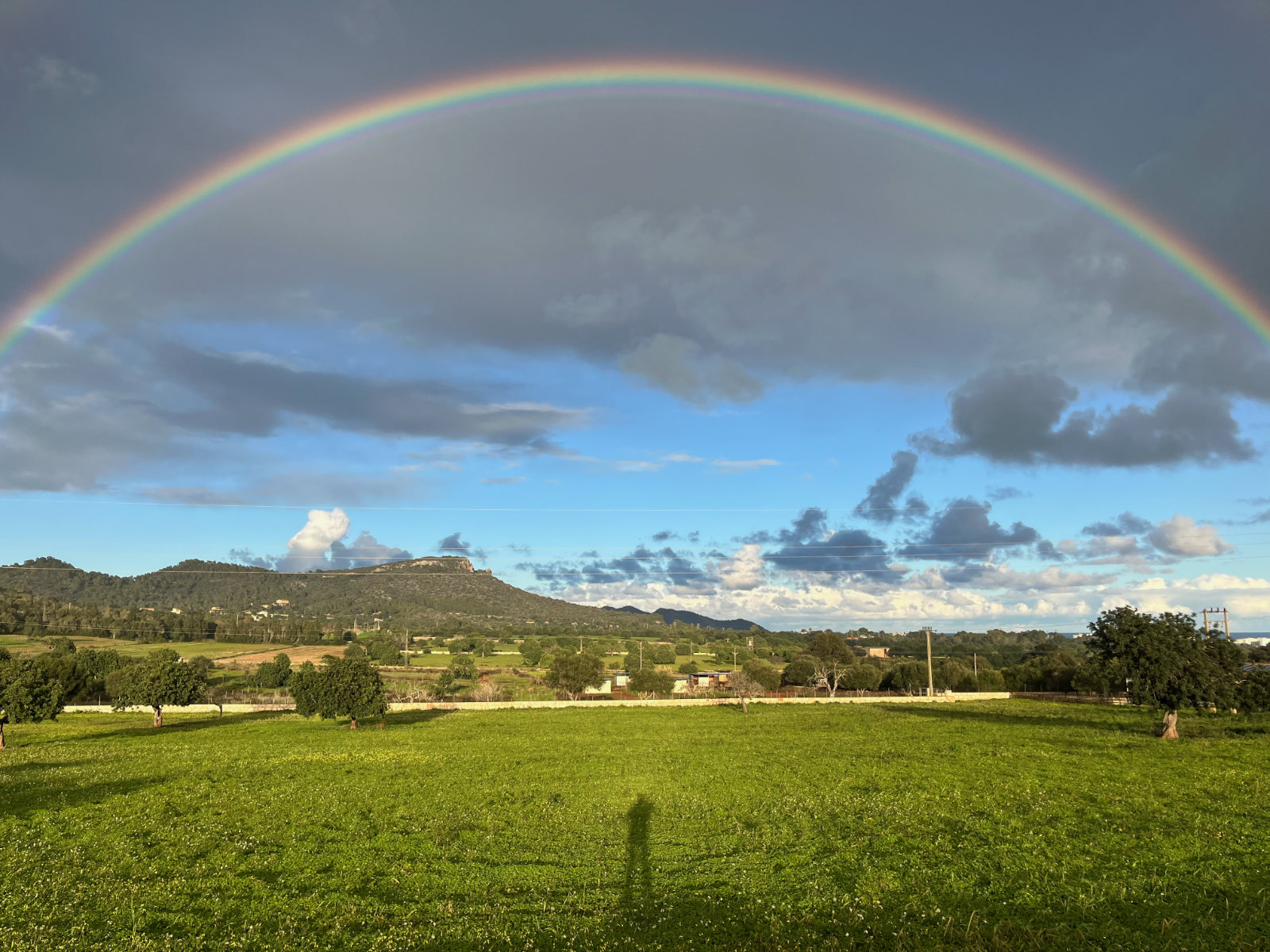 Regenbogen auf Can Agustin