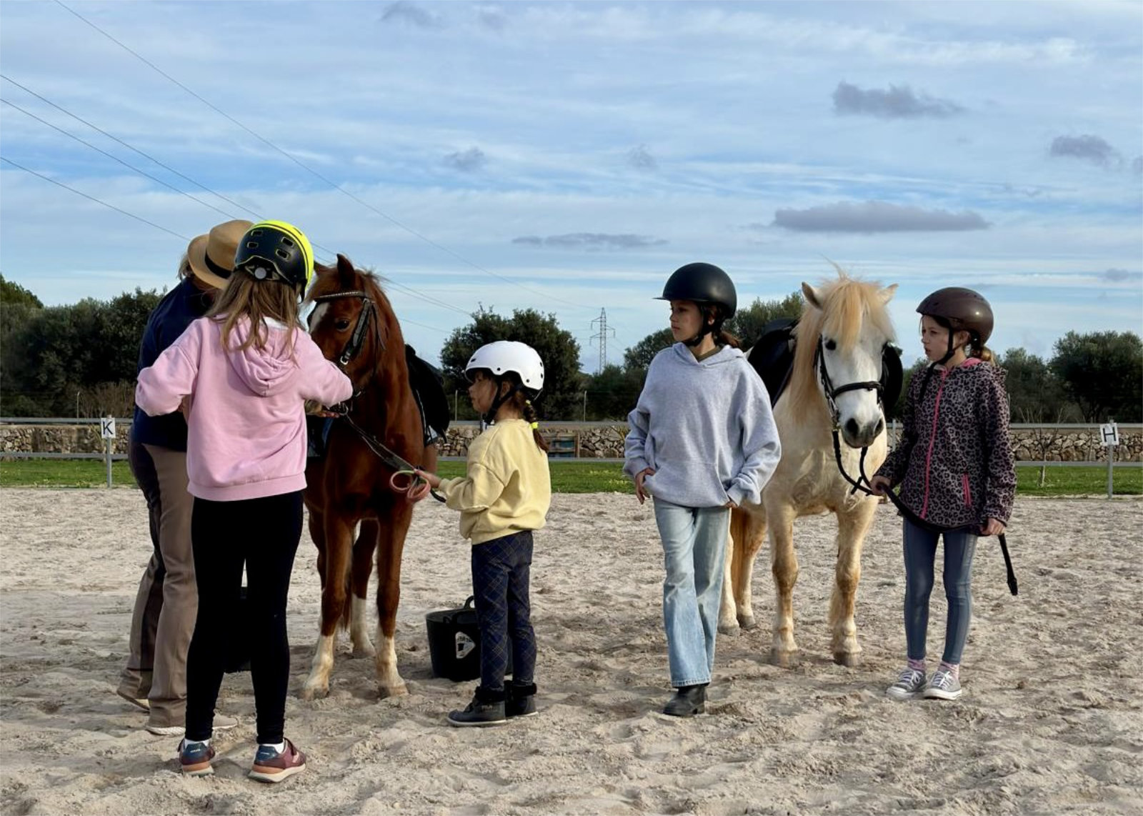 Voltigieren und Reiten in Gruppen für Kids