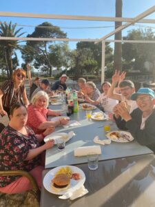 Gute Laune bei der Reisegruppe der Lebenshilfe aus NRW